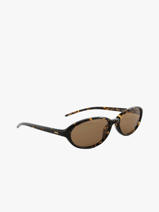 Brown eyewear, front view