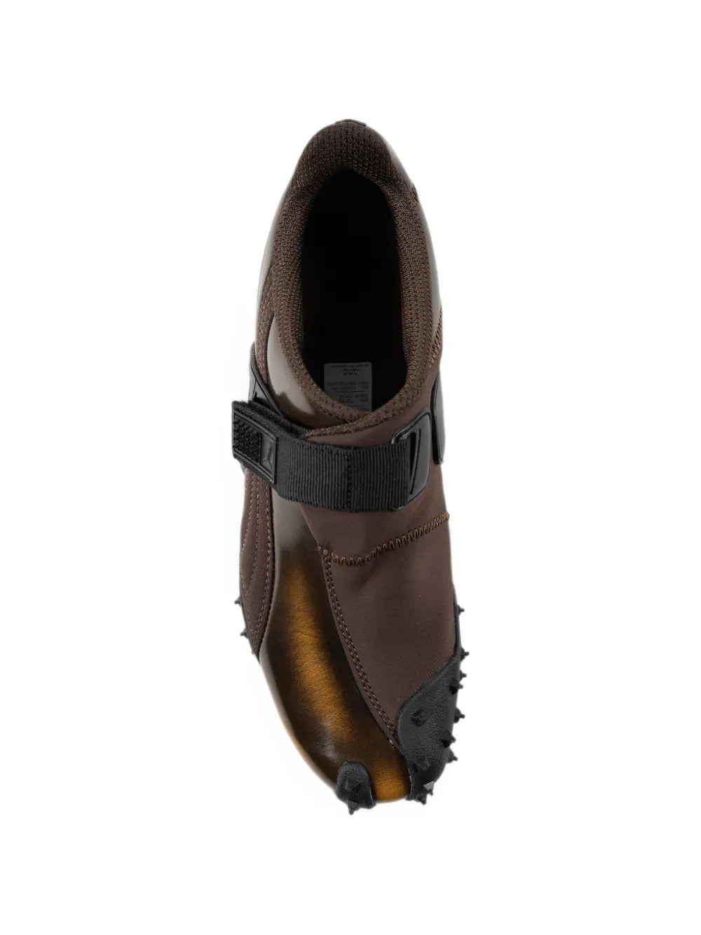 Brown shoes, front view