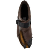 Brown shoes, front view