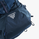 Navy bag, back view