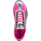 pink sneakers,top view