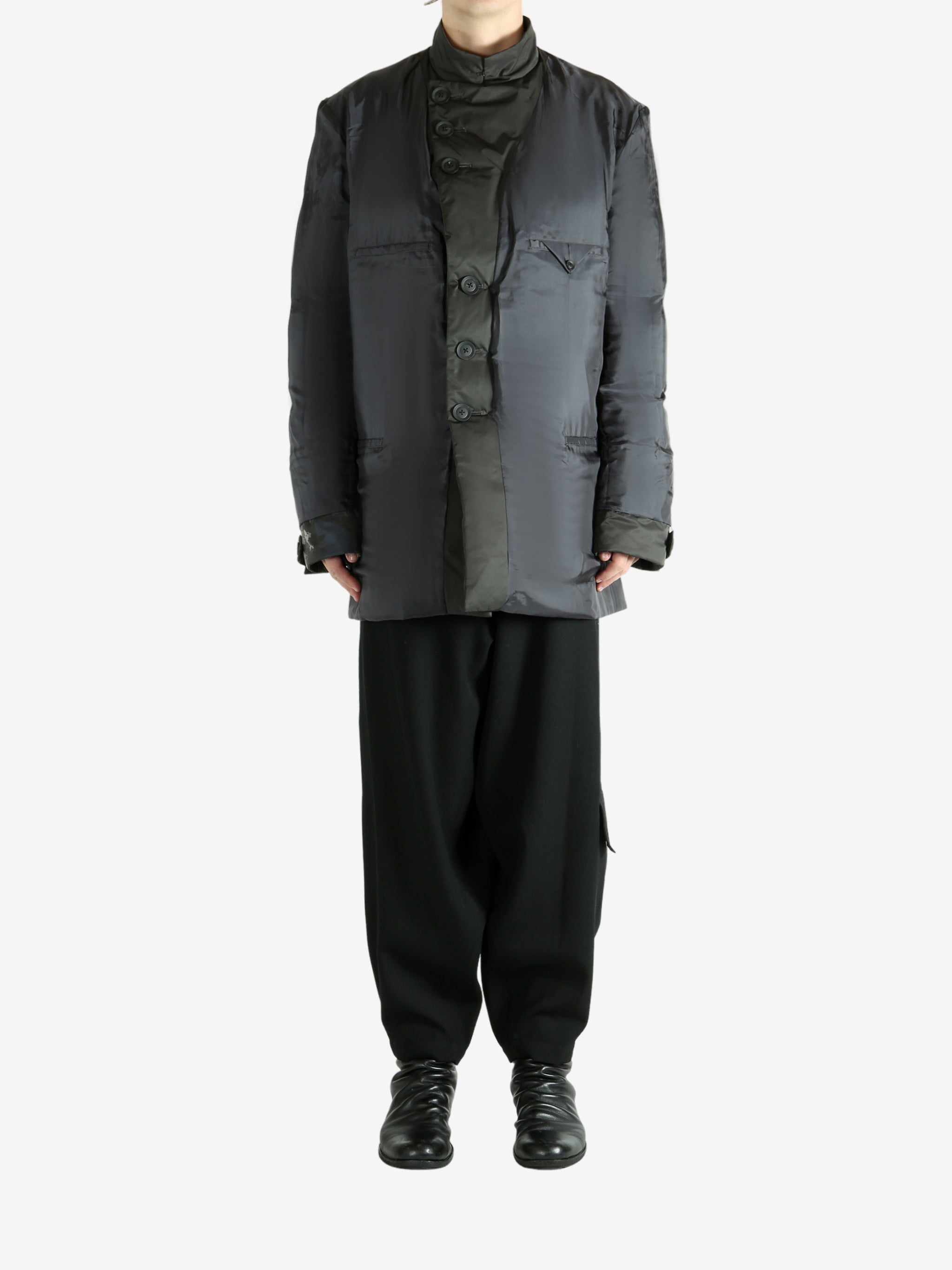 Black jacket, front view