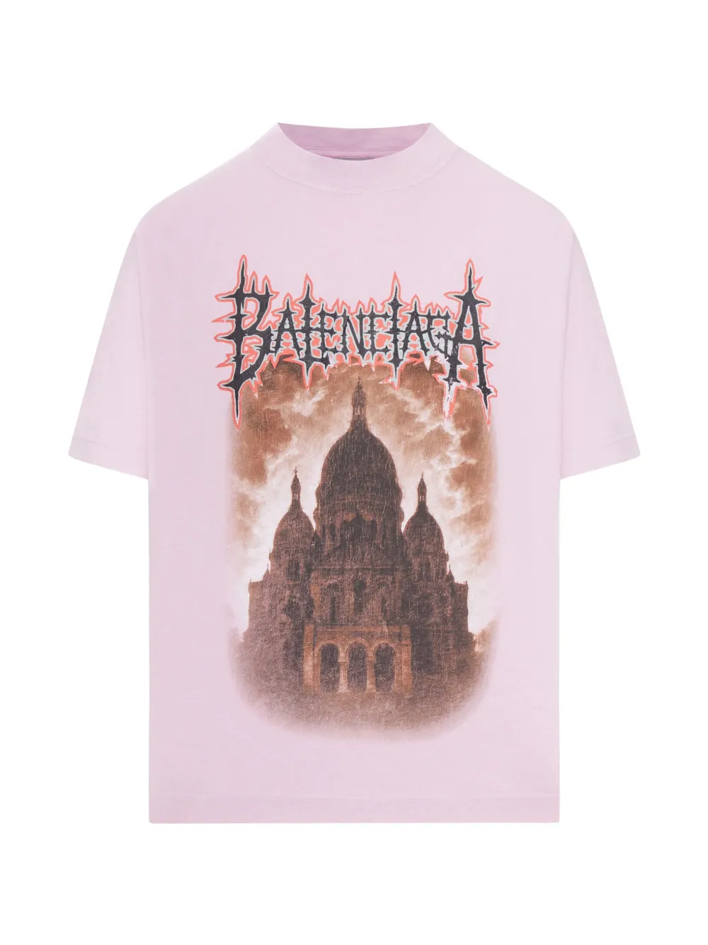 Pink t-shirt, front view