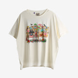 White t-shirt, front view