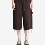 Brown pants, full body view