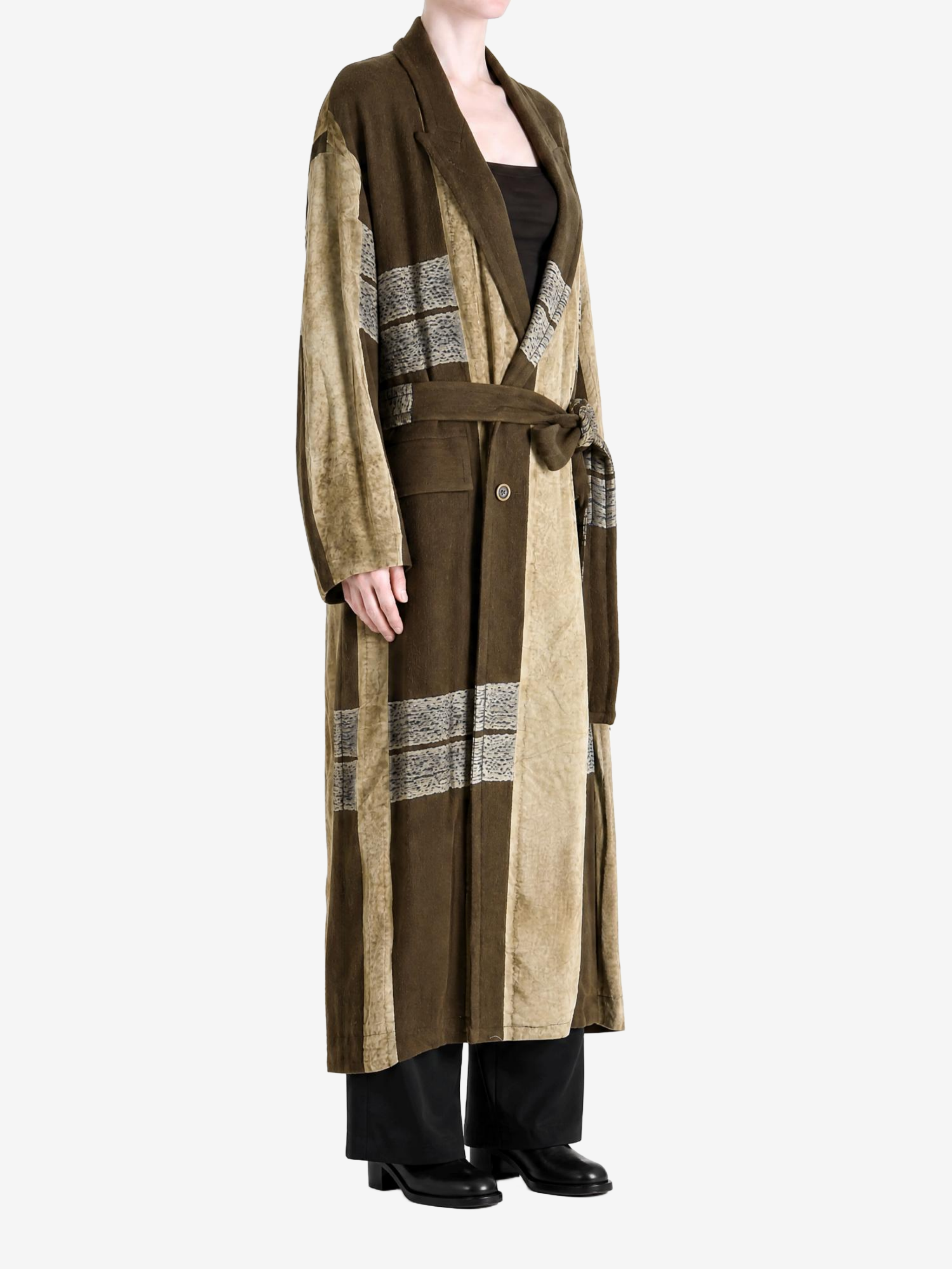 Brown jacket, front view