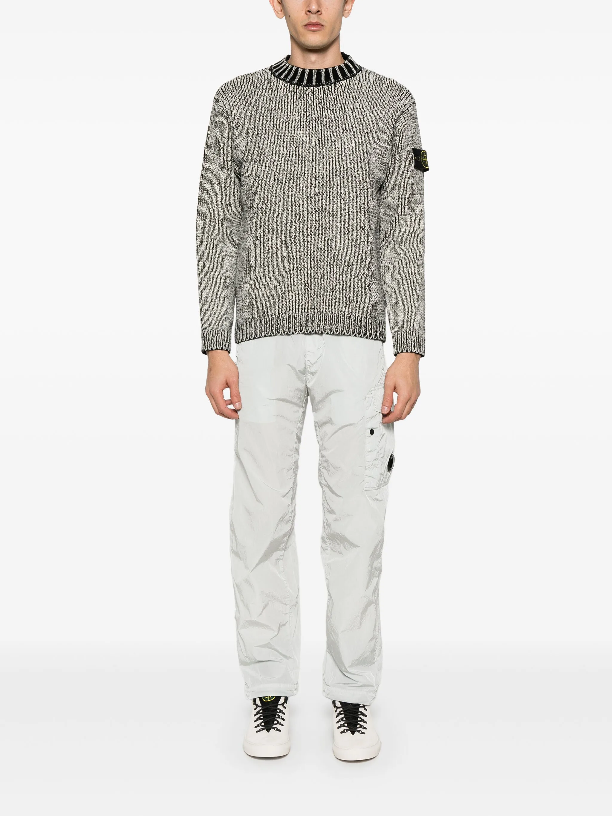 stone island 95aw mockneck knit jumper M stone island 95aw mockneck knit jumper M