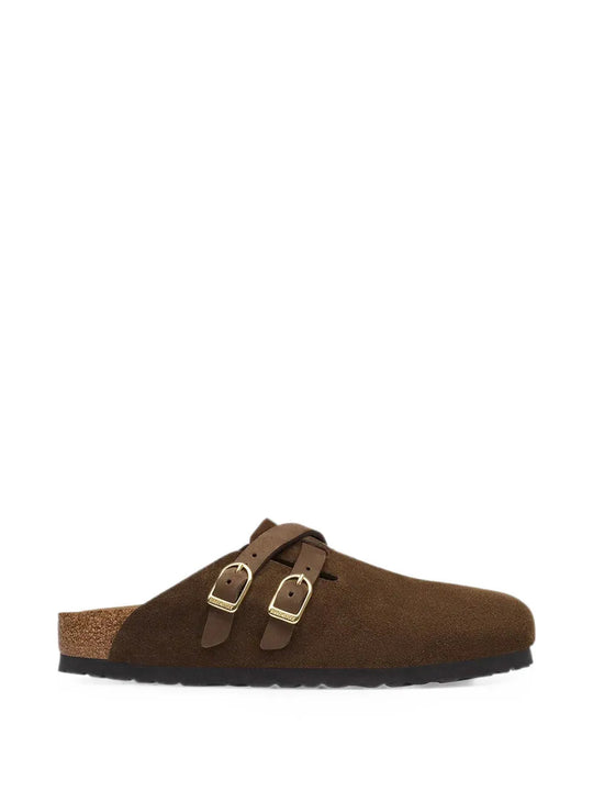 Brown sandals, front view