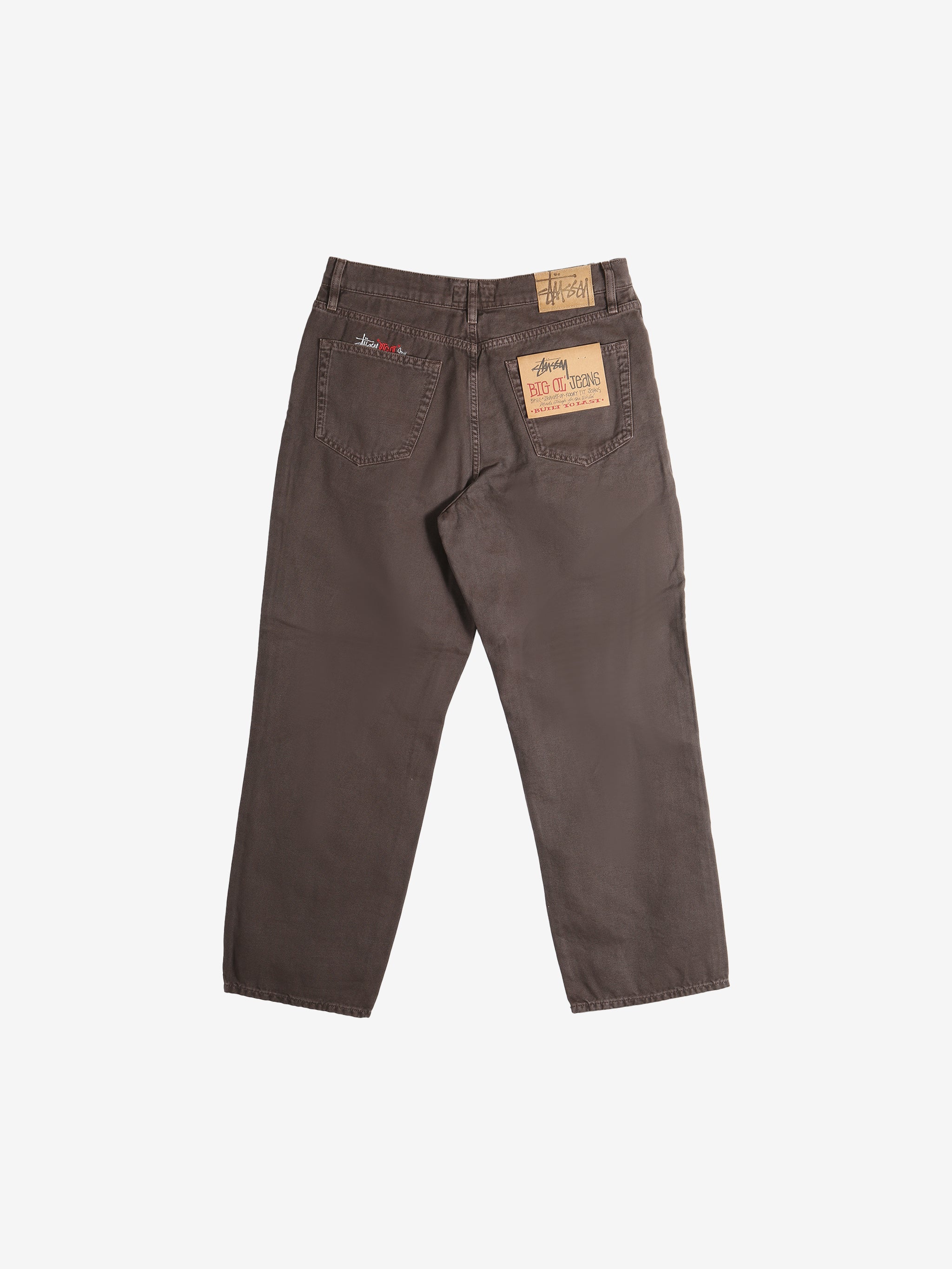 Brown jeans,back view