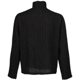 Black jacket, front view