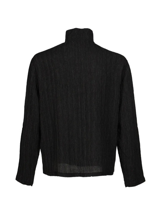 Black jacket, front view