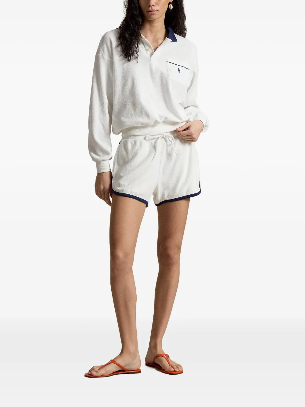 White short, full body view