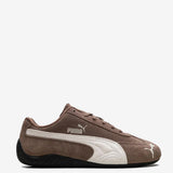 Brown sneakers, front view