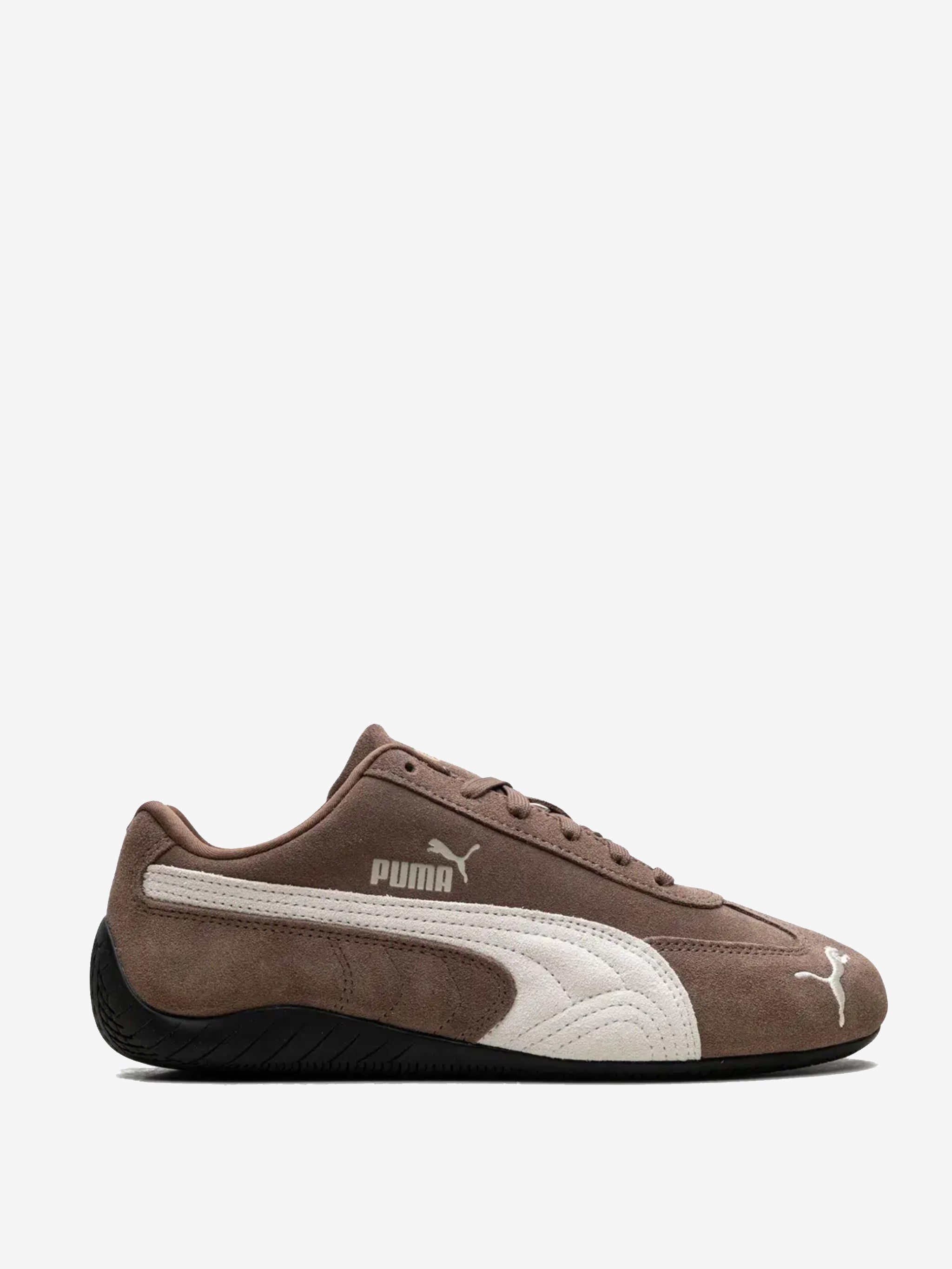 Brown sneakers, front view