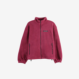 Burgundy jacket, front view