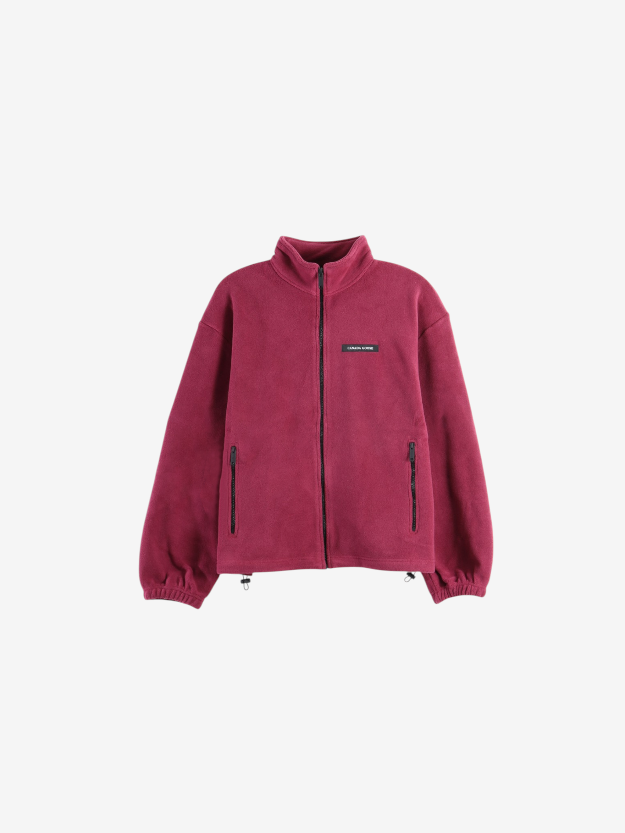 Burgundy jacket, front view