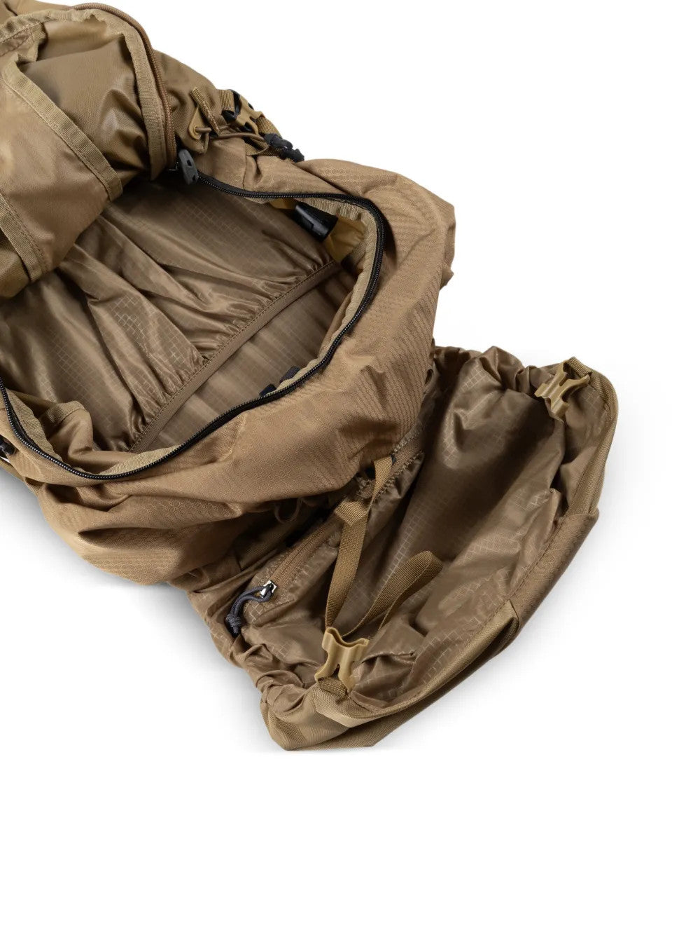 Tan bag, front view