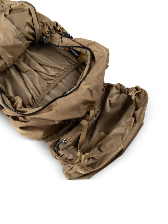 Tan bag, front view