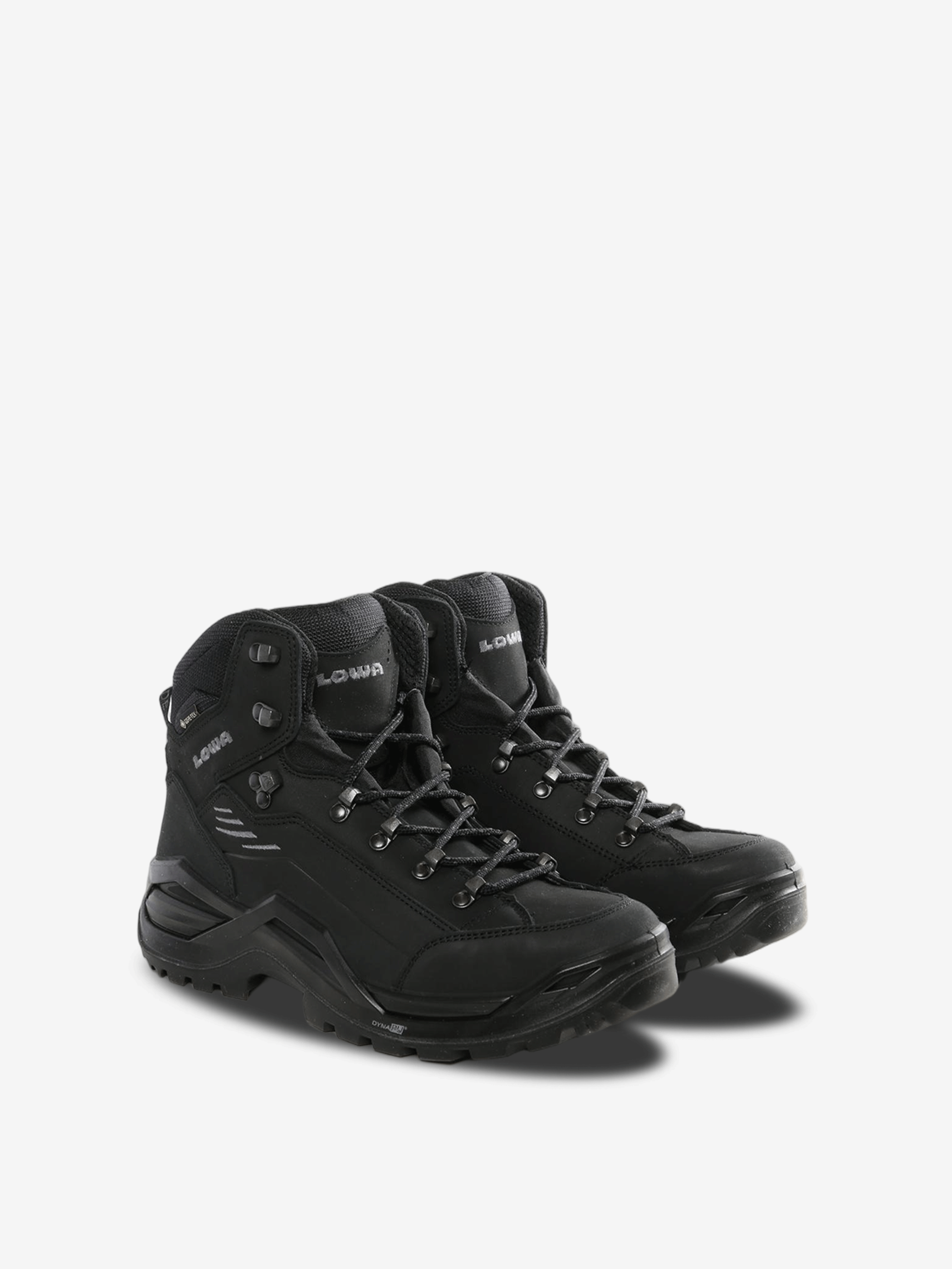 Black sneakers, side view