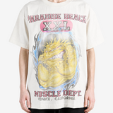 Tan t-shirt, front view