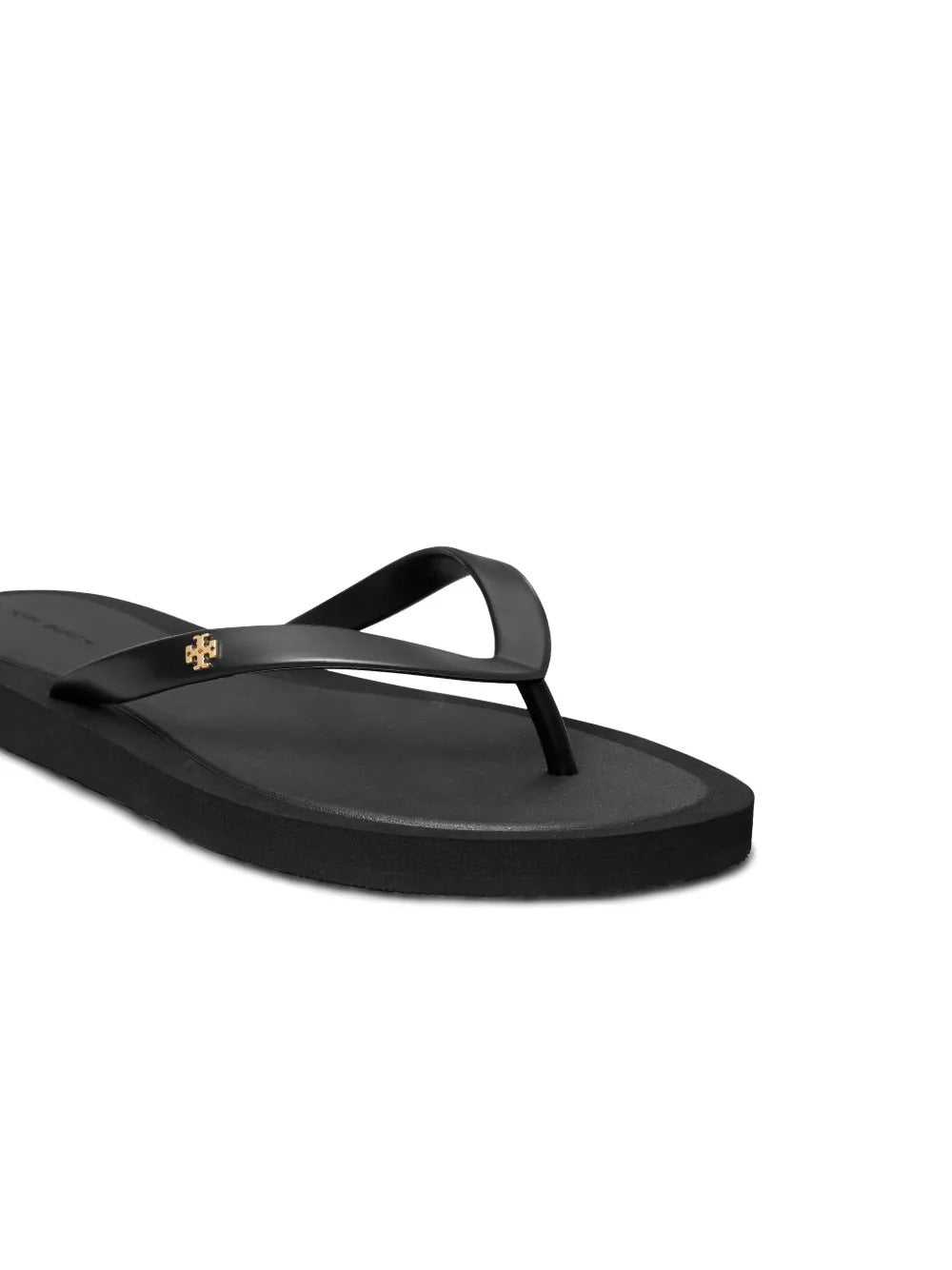 Black sandals, side view