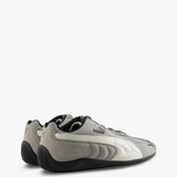 Grey shoes, side view
