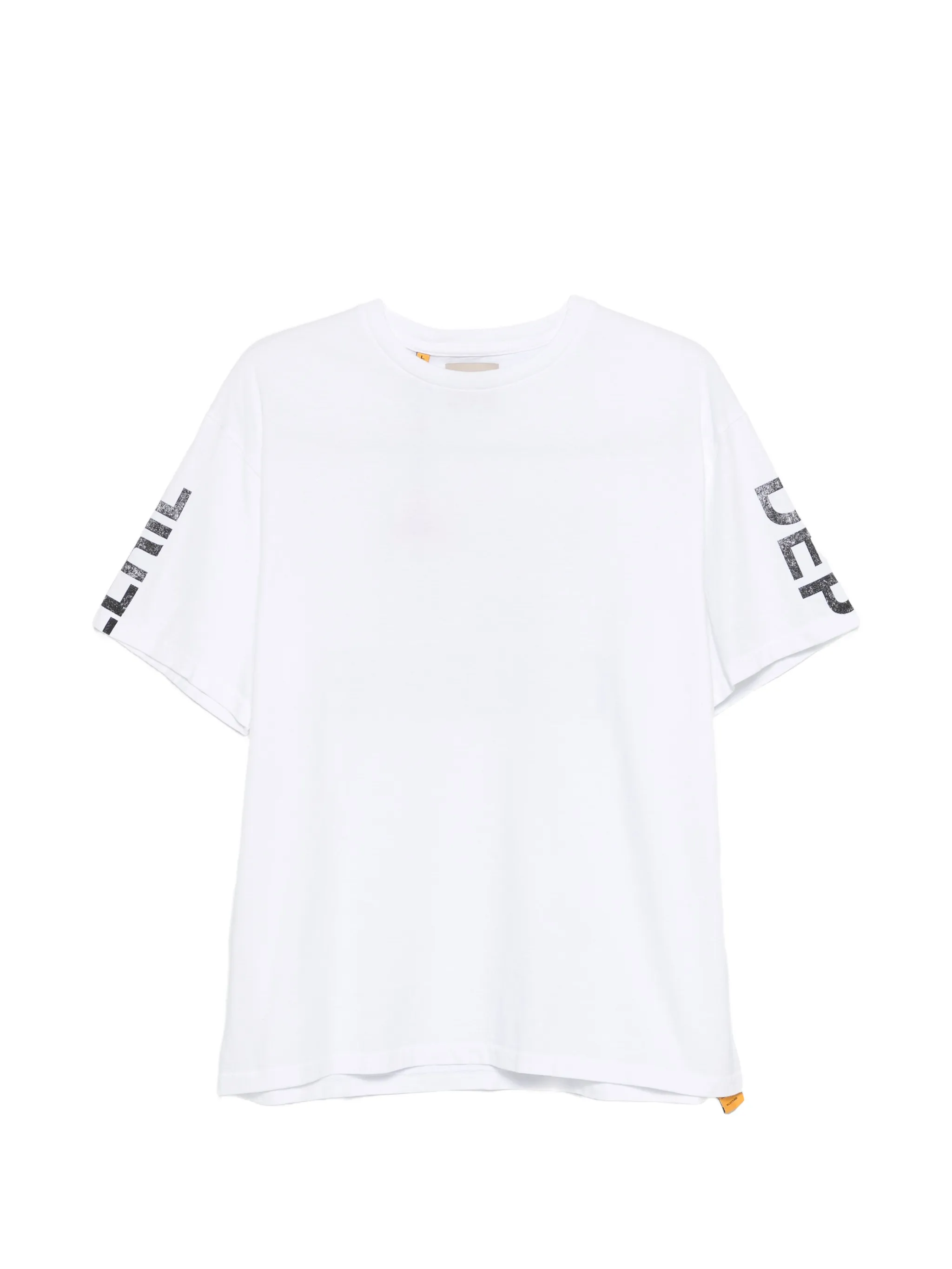 White t-shirts, front view