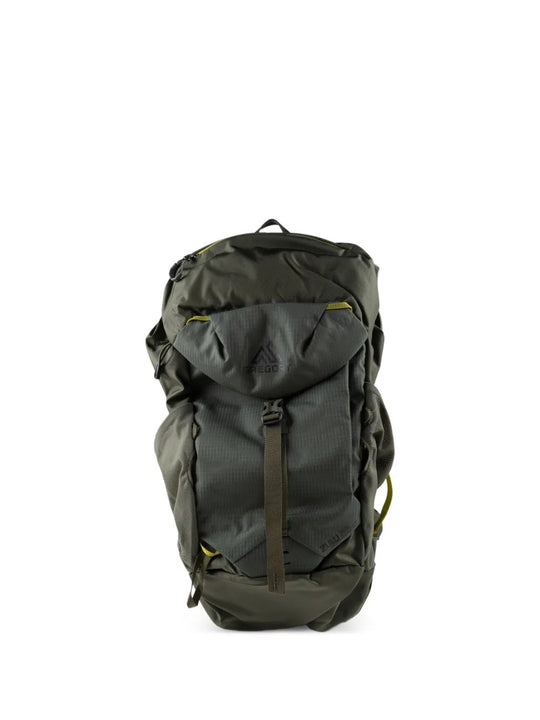 Green bag, front view