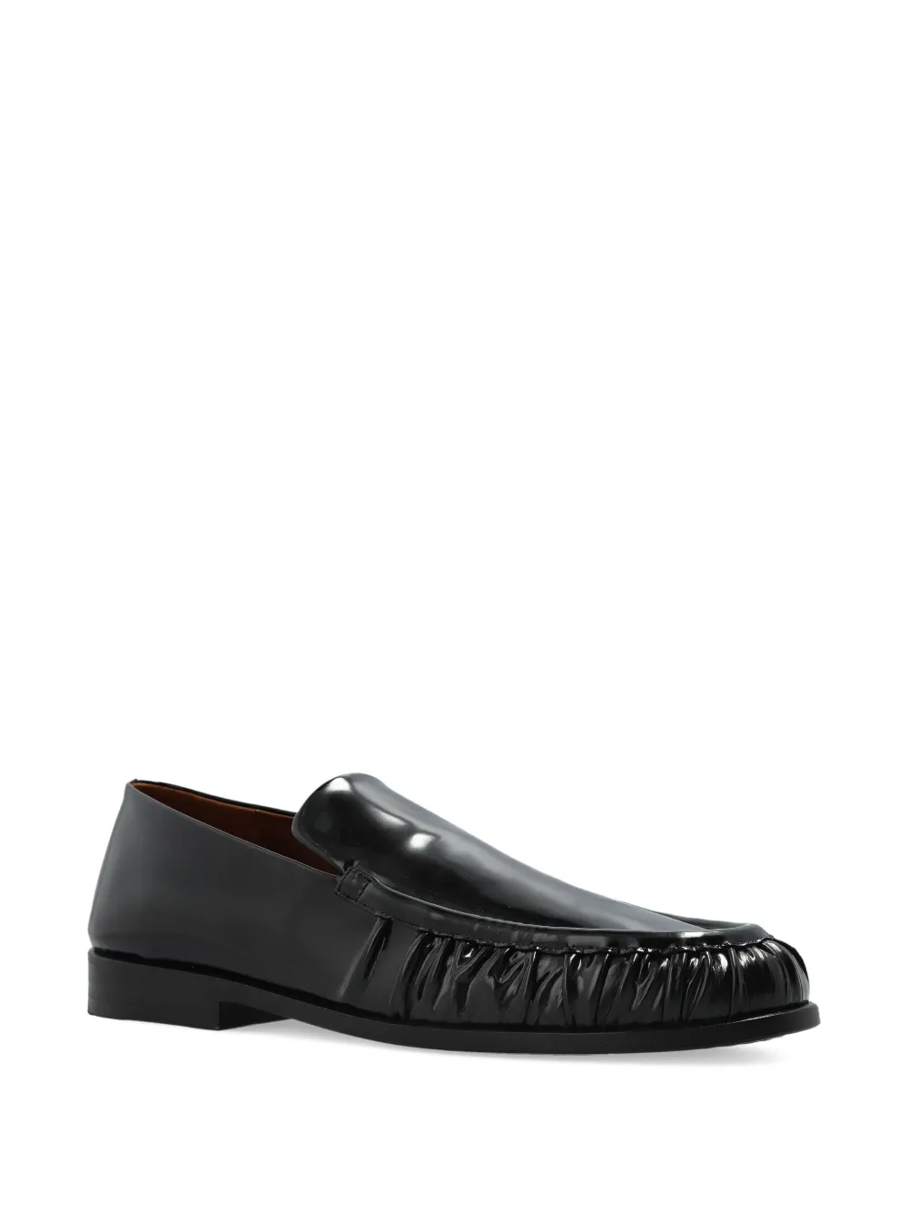 Black loafer, side view