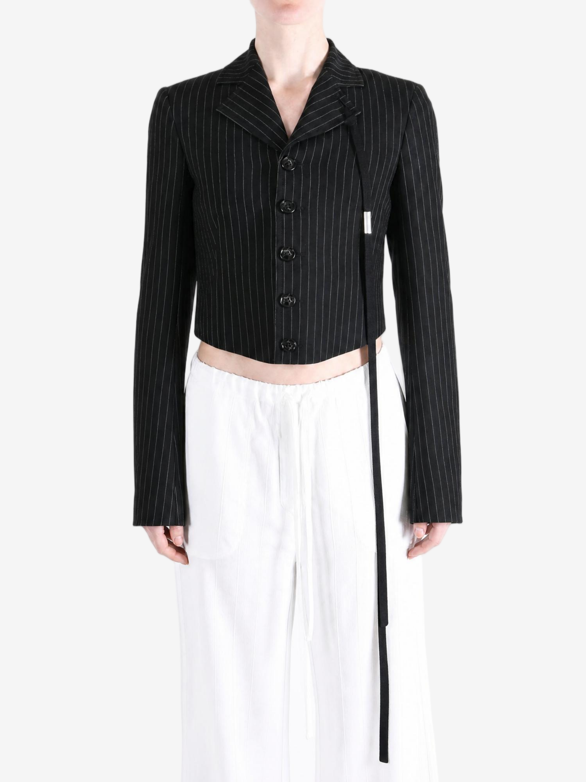Black jacket, full body view