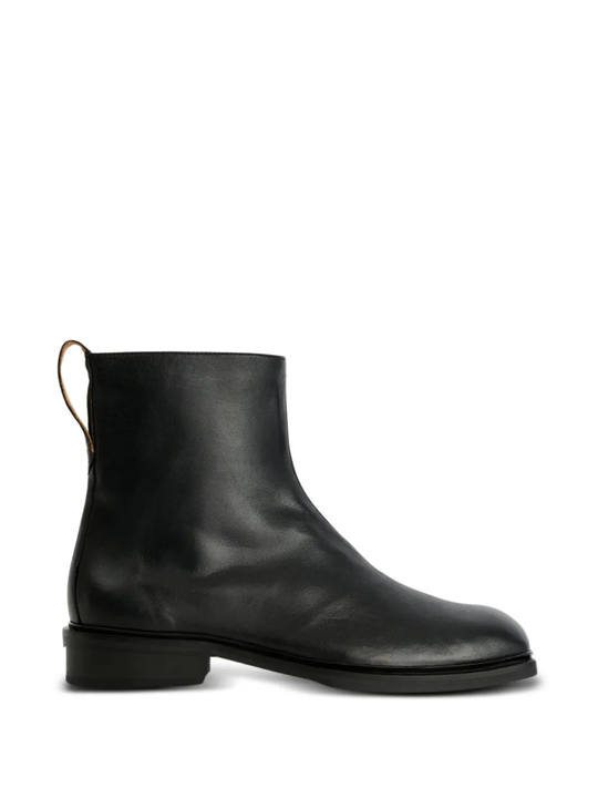 Black boots, side view