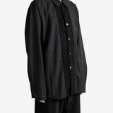 Black shirt, front view