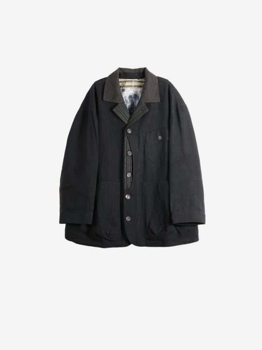 Black jacket, front view