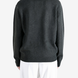 Grey hoodie, full body view