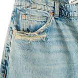Blue jeans, front view