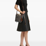 Brown bag, full body view