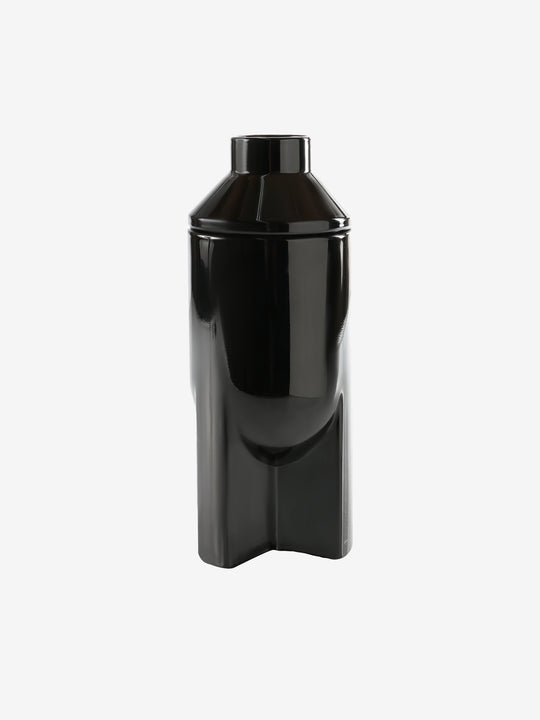 Black candle, side view