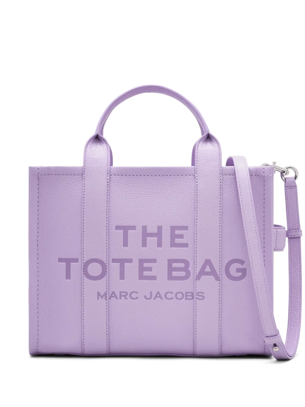 Purple bag, front view