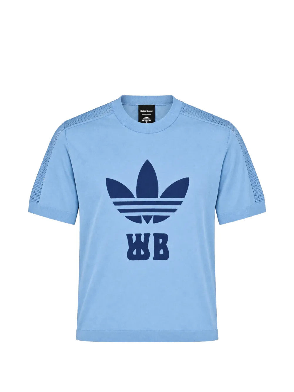 Blue t-shirt, front view