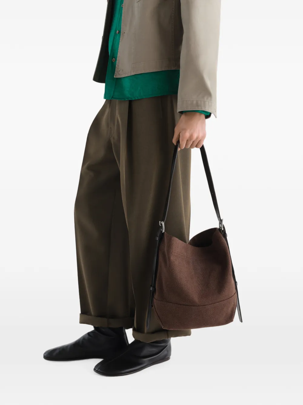Brown bag, side view