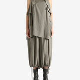 Grey tops, full body view