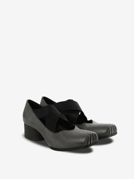 Black shoes, side view