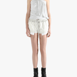 White tops, full body view