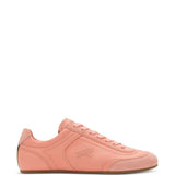 Pink sneaker, front view