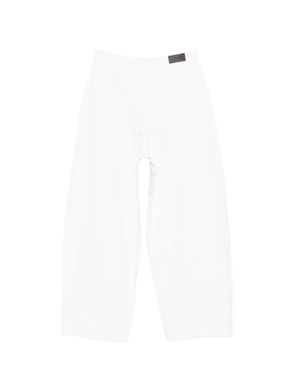 White pant, back view