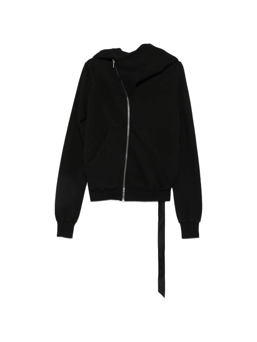 Black hoodie, front view