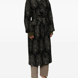 Black coats, full body view