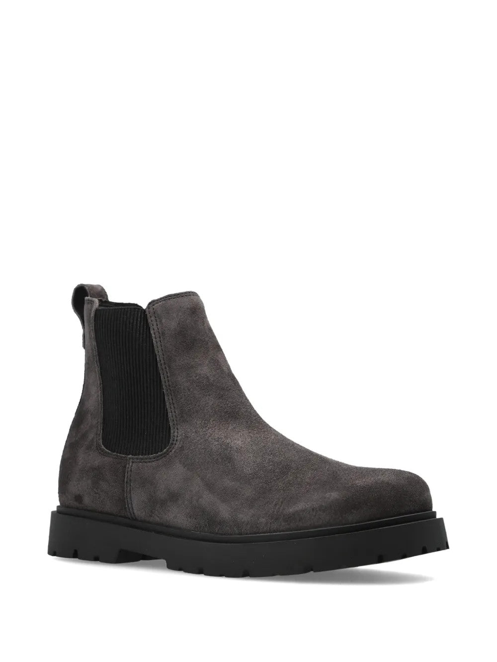 Grey boots, front view