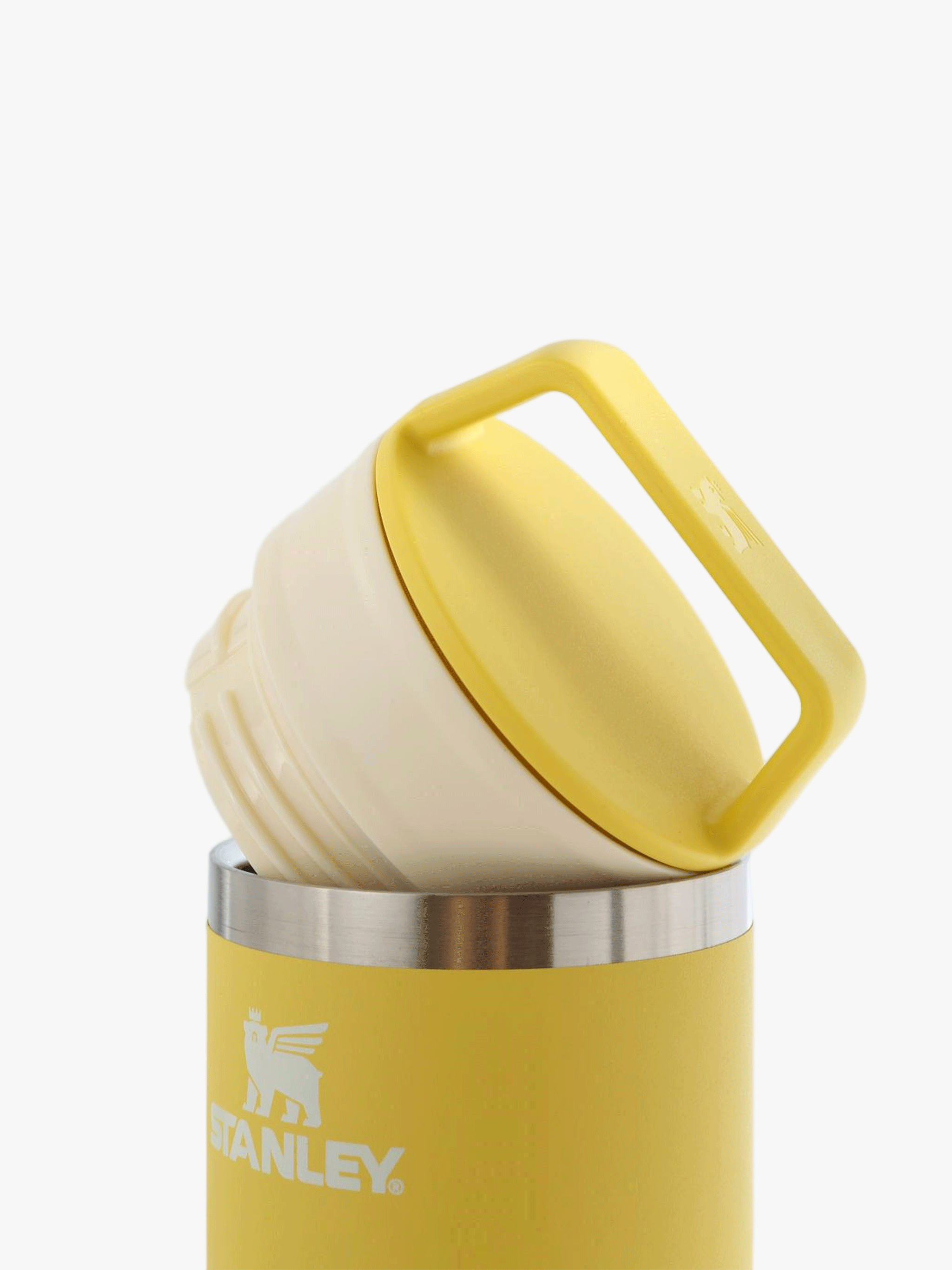 Yellow product, front view