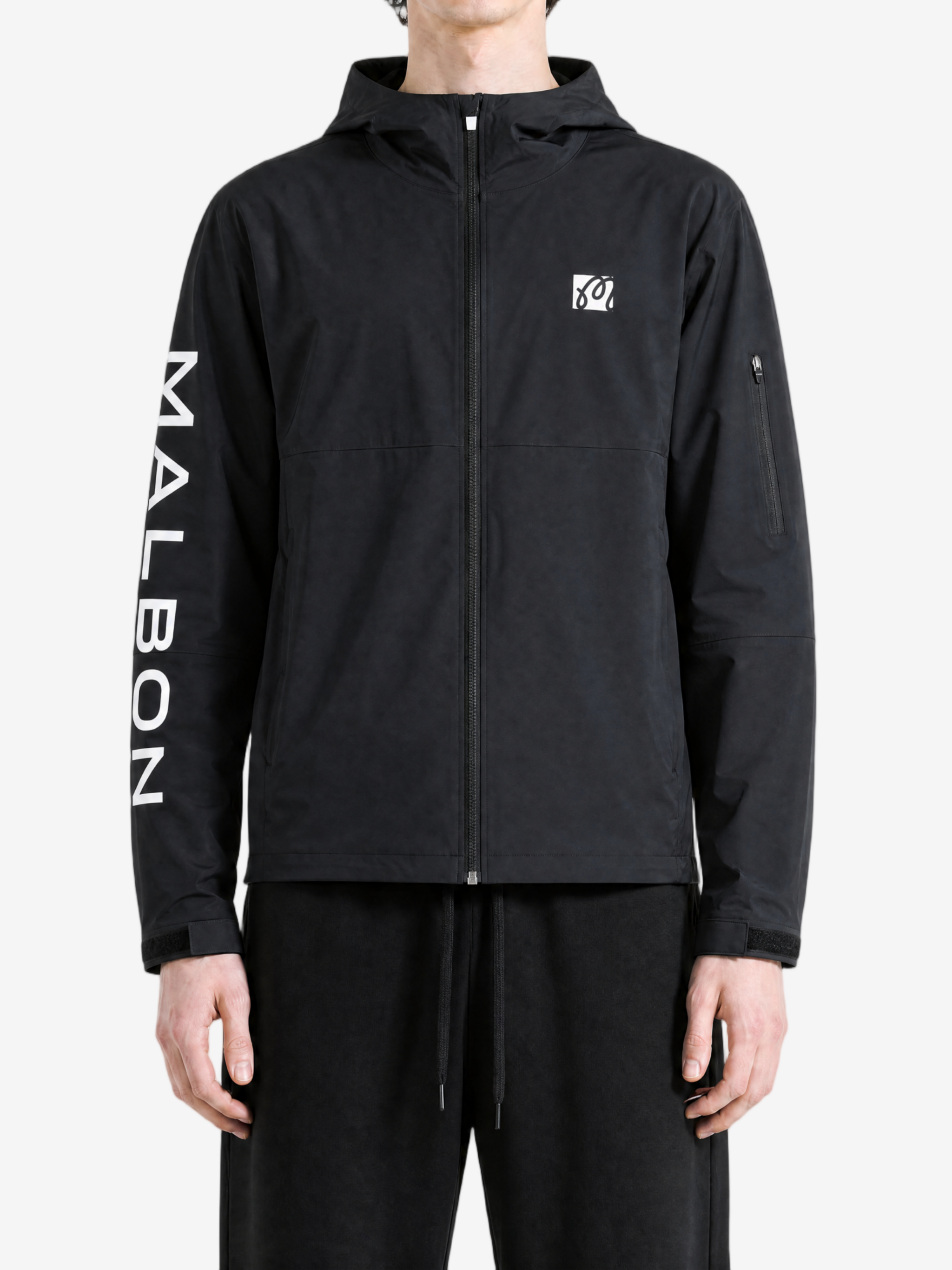 Black jacket, full body view